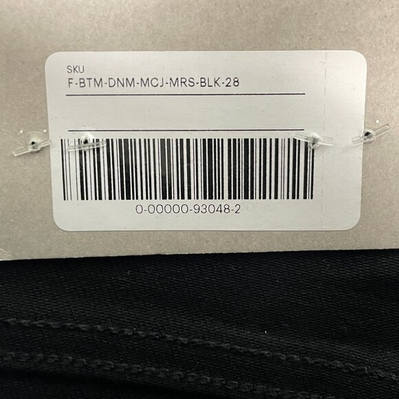 NWT Everlane The Mid Rise Skinny Stretch Jean Womens 28 Black - Picture 9 of 9